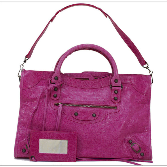 Balenciaga The Fuchsia City Pink Handbag - Picture 1 of 3